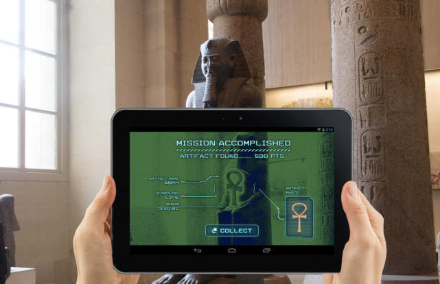 AR寻宝获取用户过程